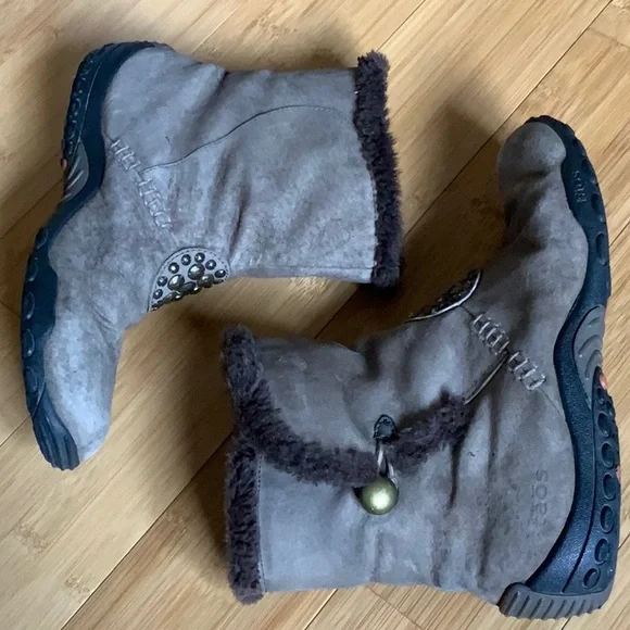 TAOS Light Brown Suede Bootie 8 - Picture 6 of 9